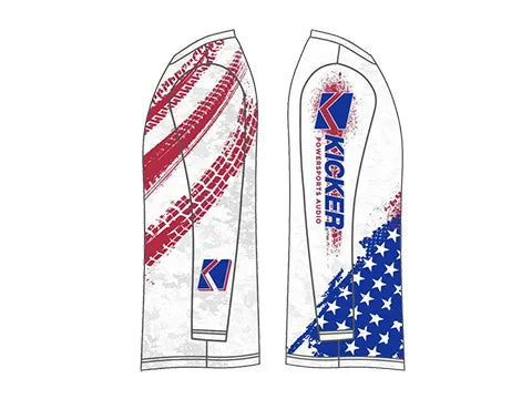 Long Sleeve Powersports Flag Tee