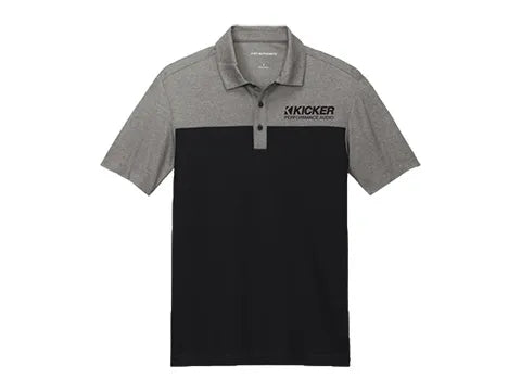 Black/Grey Performance Audio Polo
