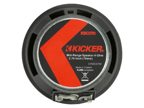 KSC2704C
2.75" Mid/Tweeter Center-Channel Single