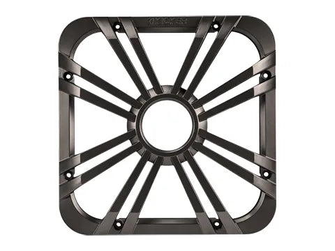10" Square Charcoal LED Grille