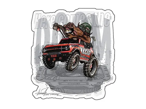 KICKER Bronco Decal