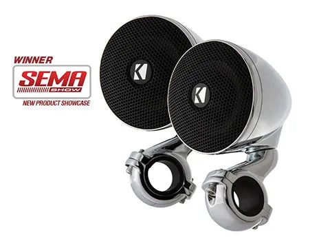 PSM 3" 2&Omega; Chrome Enclosed Speaker Pair