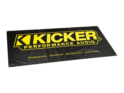KICKER Vinyl Banner