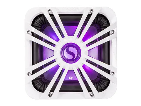 12" Square White LED Grille