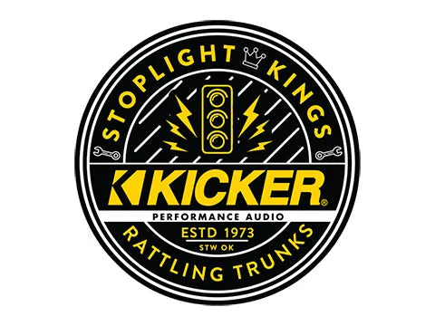 4" Round KICKER Decals