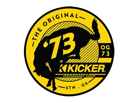 4" Round KICKER Decals